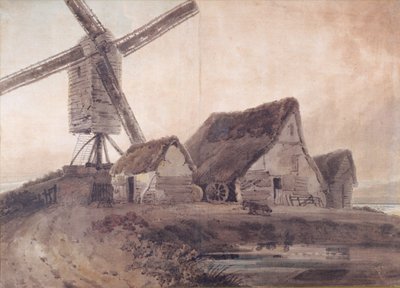 Die alte Mühle in Stanstead, Essex von Thomas Girtin